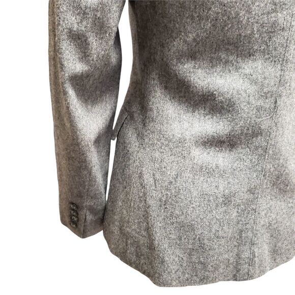 Evan Picone ILGWU 100% Wool Gray Blazer Sz 6 - Picture 7 of 17